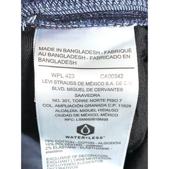 Denizen Levis Pull On Super Skinny Jeans Womens 6 W28 Forever Stretch Sculpt NWT - Picture 9 of 11